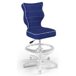 Entelo Good Chair Scaun ergonomic pentru birou pentru copii "Petit VS06" Dimensiune 4 HC + F albastru și alb AB-A-4-A-A-VS06-B