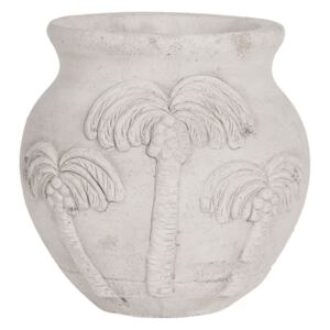 Ghiveci din ceramica gri Palmieri Ø 15 cm x 14 h