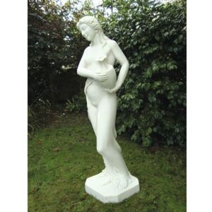 Figurina de gradina Grace, marmura, 22x26x81,5 cm
