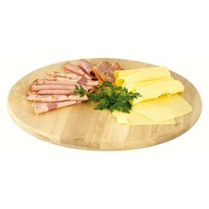 Platou rotativ din lemn, diam. 35 cm
