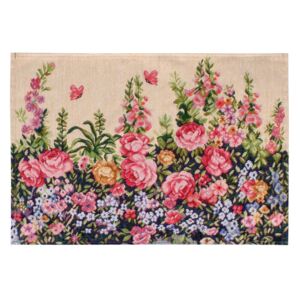 Dakls Suport de farfurie Flowers, 33 x 48 cm