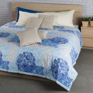 Night in Colours Cuvertură de pat Ottorino albastră, 160 x 220 cm