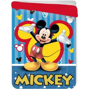Pătură matlasată pentru copii Mickey Mouse, 180 x 260 cm