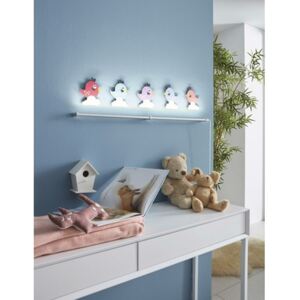Aplică cu LED integrat Sparino 3x1,8W 600 lumeni, multicoloră, pentru camera copiilor