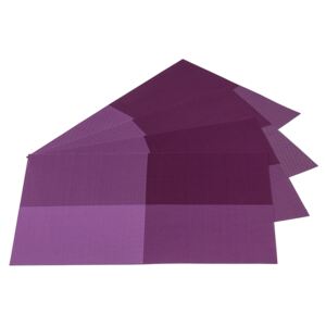 Suport farfurie DeLuxe, violet închis, 30 x 45 cm, set 4 buc