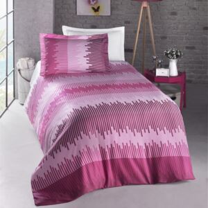 Lenjerie de pat, din bumbac, Energy pink, 140 x 200 cm, 70 x 90 cm
