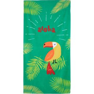 Prosop de plajă Aloha Parrot, 70 x 140 cm