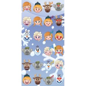 Prosop Emoji Regatul de gheață Frozen, 70 x 140 cm