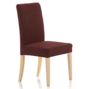 Husă elastică de scaun Petra, roșu, 40 - 50 cm, set 2 buc