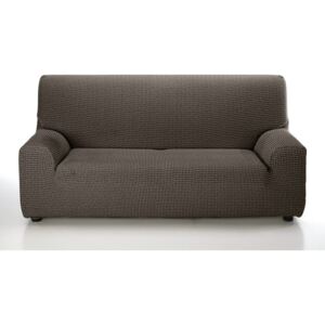 Husă elastică de canapea, Set maro, 240 - 270 cm