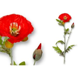 Floare de mac artificială- roșu
