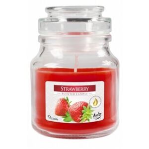 Lumânare aromată borcan Căpșună, 120 g