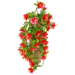 Floare artificială Hibiscus roşu, 40 cm