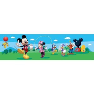 Bordură autoadezivă Mickey Mouse şi prietenii lui, 500 x 14 cm