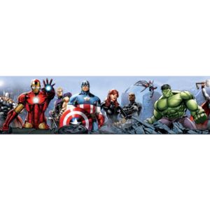 Bordură autoadezivă Avengers, 500 x 14 cm