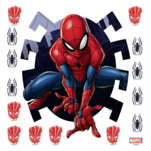 Decoraţiune adezivă Spiderman, 30 x 30 cm