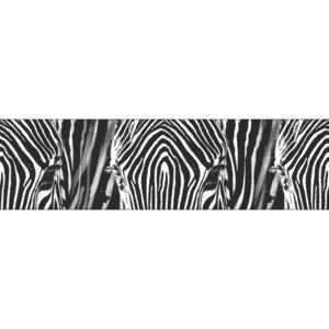 Bordură autoadezivă Zebră, 500 x 14 cm