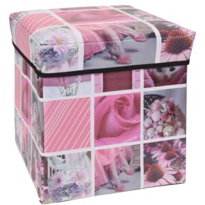Cutie de păstrare Siena, roz, 30 x 30 x 30 cm