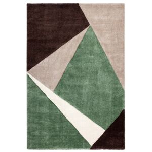 Covor Modern & Geometric Tebea, Verde, 120x170