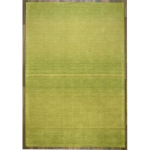 Covor Unicolor Apian, Lana, Verde, 85x155