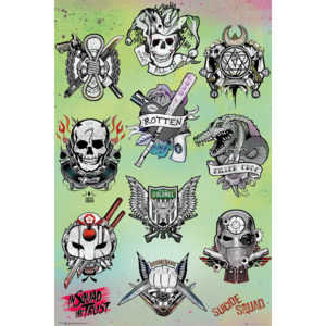 Suicide Squad - Tattoo Parlor Poster, (61 x 91,5 cm)