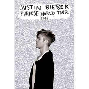 Justin Bieber - Purpose Tour Poster, (61 x 91,5 cm)