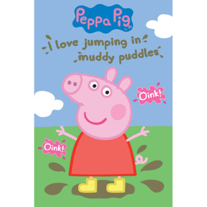Peppa Pig - Muddy Puddles Poster, (61 x 91,5 cm)