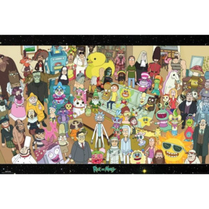 Rick and Morty - Cast Poster, (91,5 x 61 cm)