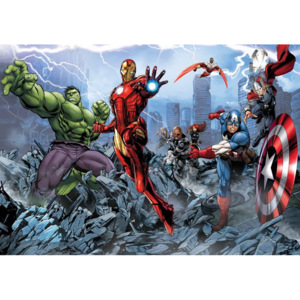 Marvel Avengers Fototapet, (211 x 90 cm)