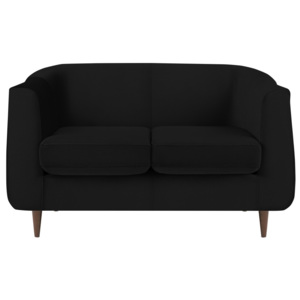 Canapea cu 2 locuri Kooko Home GLAM, negru
