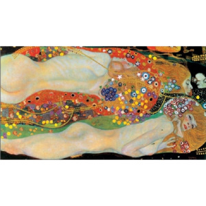 Water Serpents II Reproducere, Gustav Klimt, (100 x 50 cm)