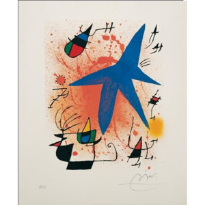 Blue Star, 1972 Reproducere, Joan Miró, (60 x 80 cm)