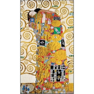 The Fulfillment (The Embrace) - Stoclit Frieze, 1909 Reproducere, Gustav Klimt, (24 x 30 cm)