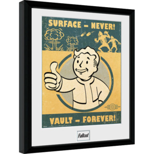 Fallout 4 - Vault Forever Afiș înrămat