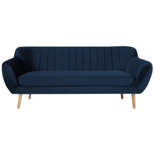 Canapea cu 3 locuri Mazzini Sofas BENITO, albastru închis