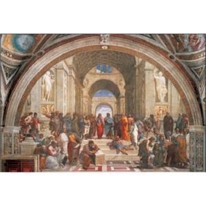 Raphael Sanzio - The School of Athens, 1509 Reproducere, Raffaello, (90 x 60 cm)