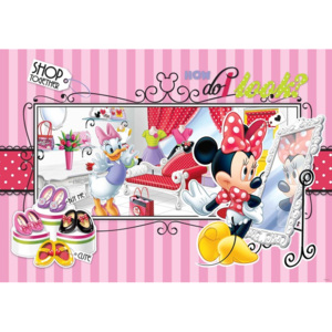Disney Minnie Mouse Daisy Duck Fototapet, (211 x 90 cm)