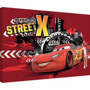 Cars - Street X Tablou Canvas, (80 x 60 cm)