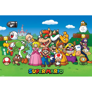 Super Mario - Characters Poster, (91,5 x 61 cm)