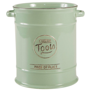 Recipient ceramic pentru ustensile de bucătărie T&G Woodware Pride of Place, verde