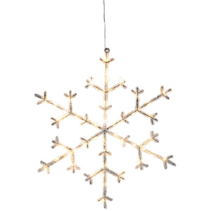 Decorațiune cu LED Best Season Icy Snowflake, 45 cm