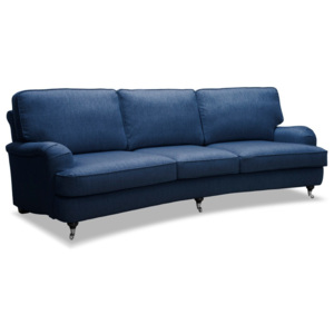 Canapea cu 3 locuri Vivonita William, albastru
