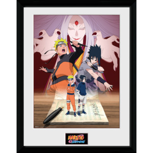 Naruto Shippuden - Naruto and Sasuke Afiș înrămat
