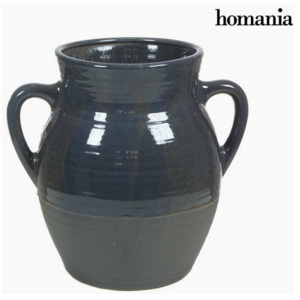 Vază ceramică cu mânere gri by Homania