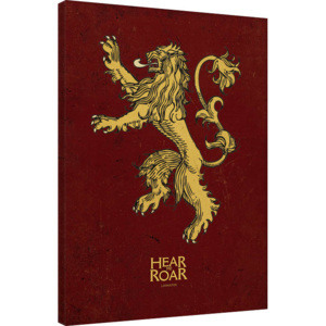Game of Thrones - Lannister Tablou Canvas, (60 x 80 cm)