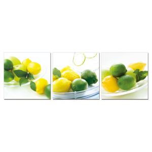 Lemons and limes Tablou, (180 x 60 cm)