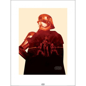 Star Wars Episode VII: The Force Awakens - Captain Phasma Tri Reproducere, (60 x 80 cm)
