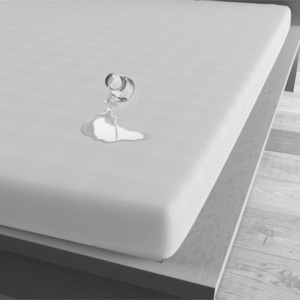 Cearșaf impermeabil Sleeptime, 90 x 220 cm, alb