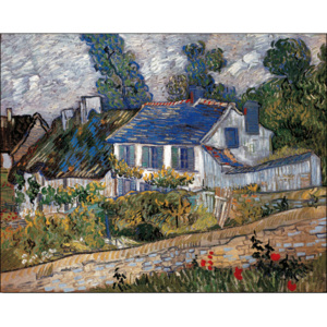 Houses in Auvers, 1890 Reproducere, Vincent van Gogh, (80 x 60 cm)