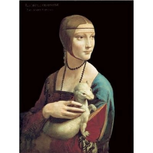 The Lady With the Ermine Reproducere, Leonardo Da Vinci, (50 x 70 cm)
